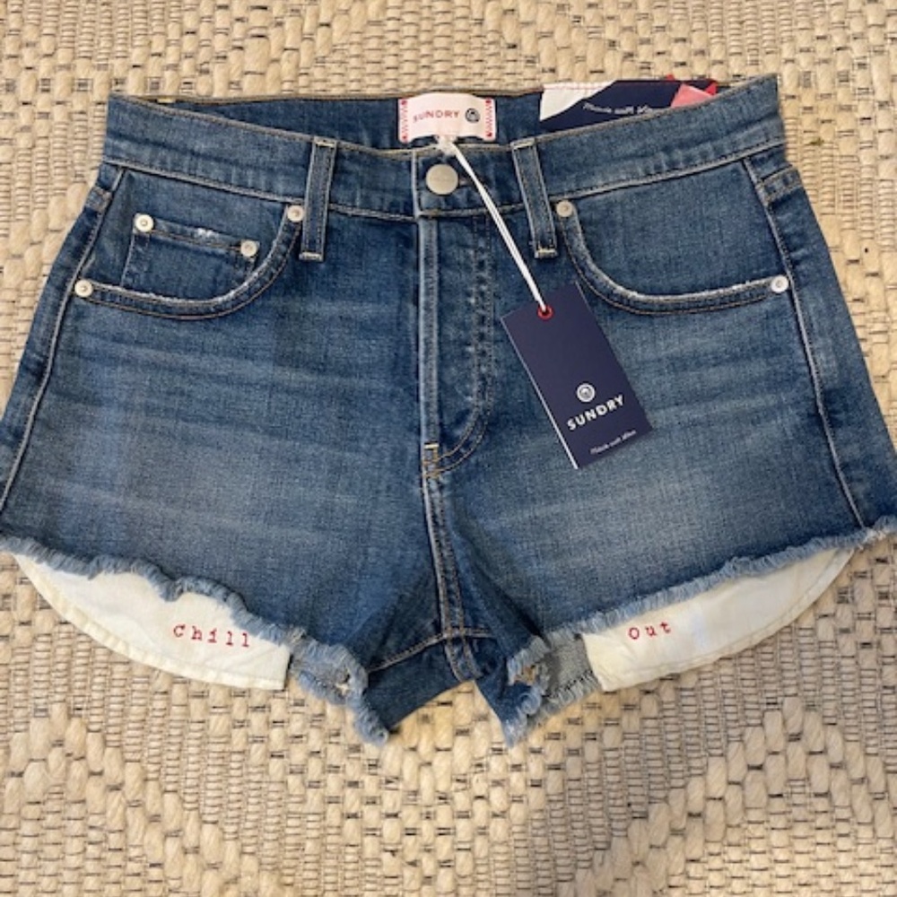 Sundry Denim Shorts - Palma Wash
